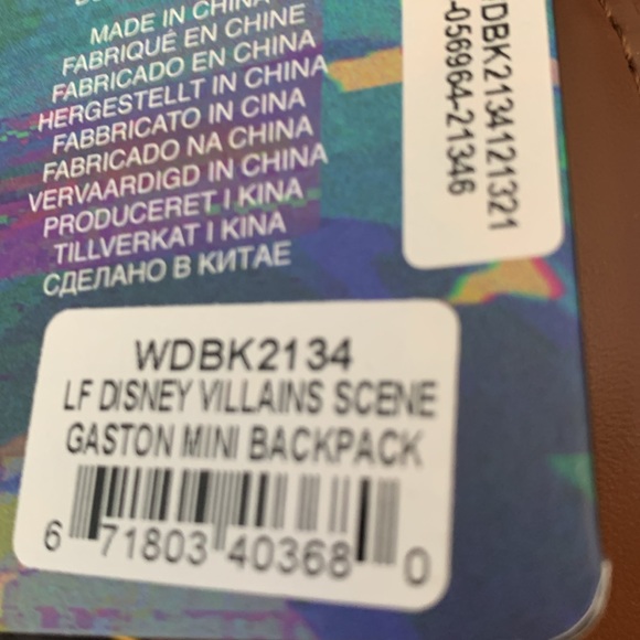 Disney Loungefly Beauty and The Beast mini backpack. - Picture 5 of 5